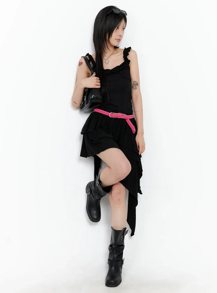 asymmetric-ruffle-dress-cl528