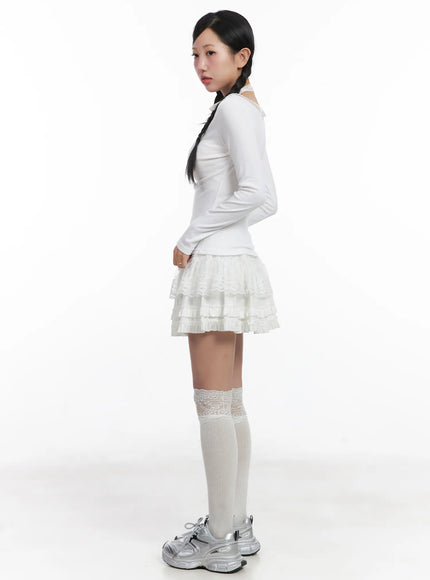 lace-trim-top-and-ruffle-skirt-set-cn528