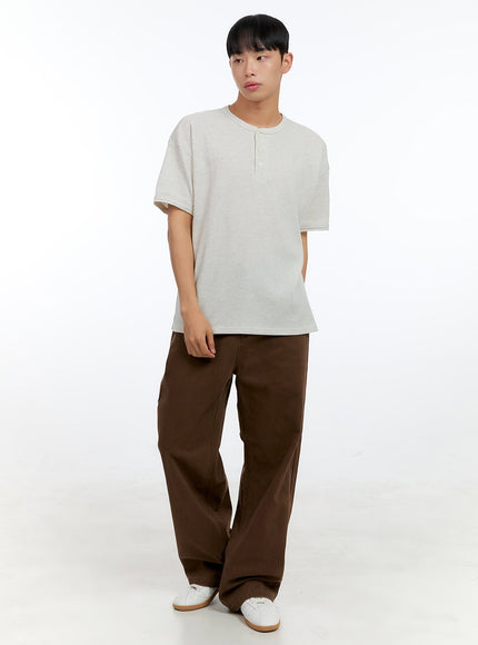 mens-solid-cotton-wide-leg-pants-brown-ig416