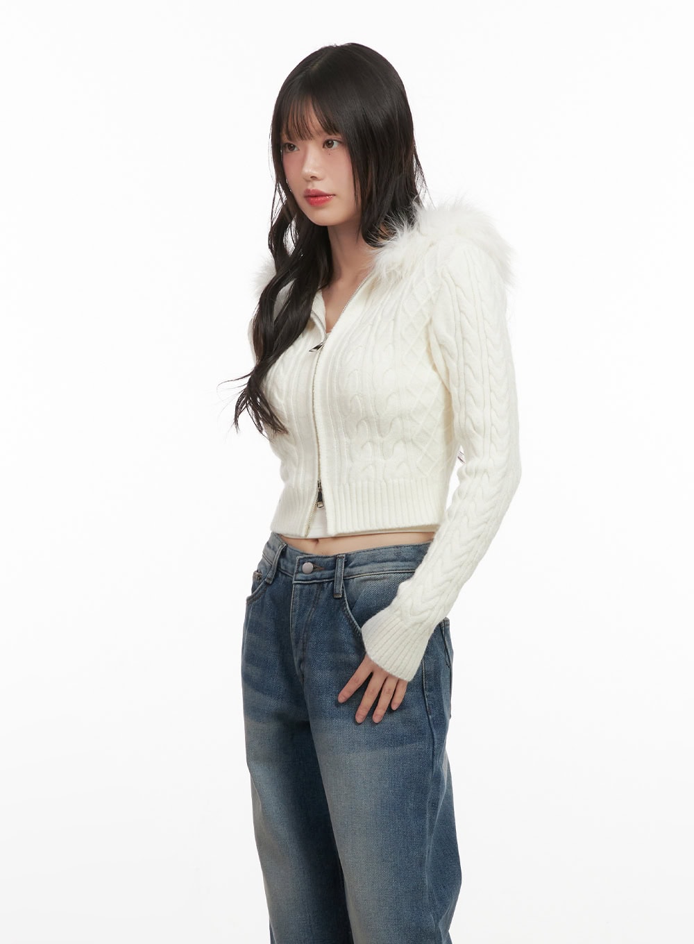 fur-hooded-zip-up-knit-crop-cardigan-cj502