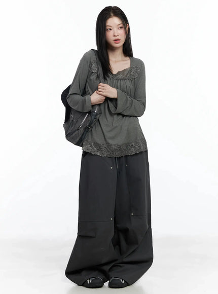 Vintage Style Lace Blouse IM509