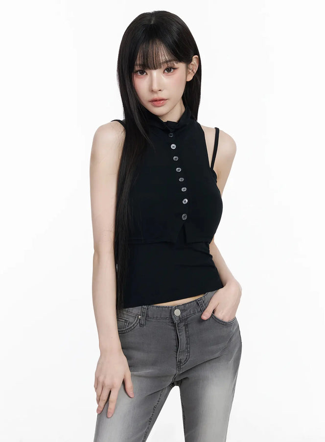 button-up-tank-and-cardigan-duo-iy511