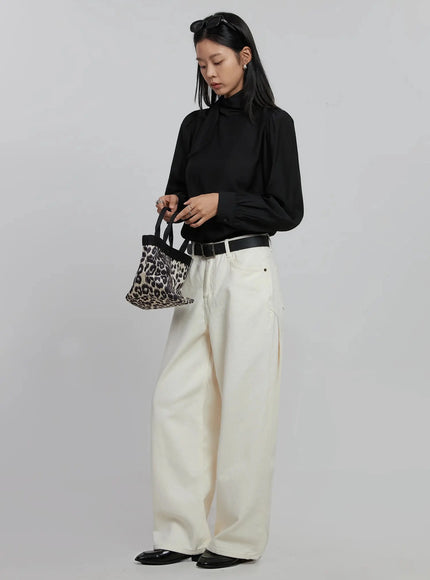 high-neck-tie-blouse-id504