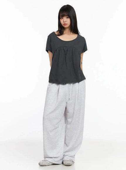 plaid-spiral-detail-sweatpants-ia523