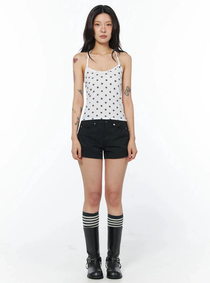 star-print-halter-sleeveless-top-iu509