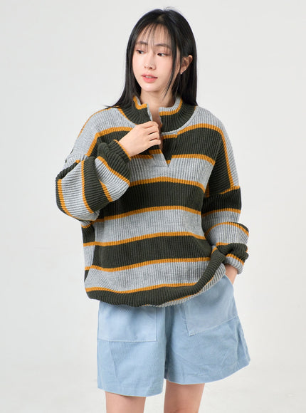 knit-high-neck-striped-button-long-sleeve-top-of405