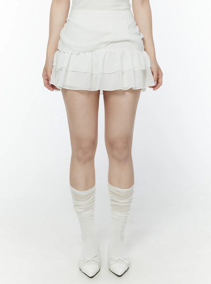 bow-waist-tiered-mini-skirt-iy511