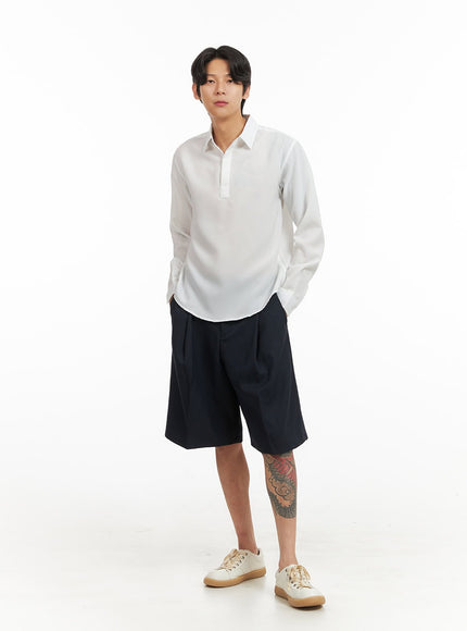 mens-pintuck-wide-leg-shorts-iy416