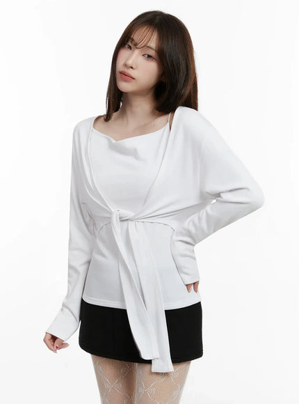 tie-layered-knit-cami-cardigan-set-ij516