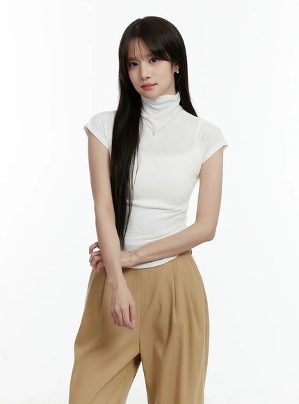 turtleneck-cap-sleeve-top-cd514