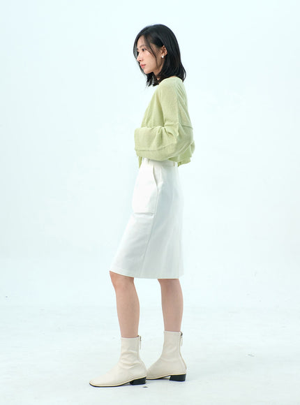 網布上衣和開衫套裝 OY317