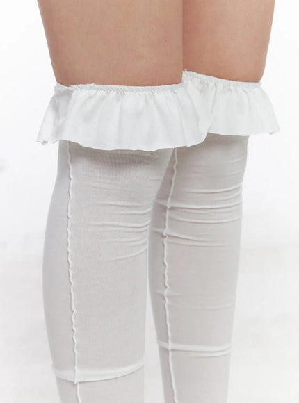 frilled-long-knee-socks-co507
