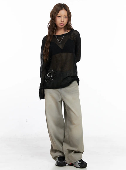 studded-mesh-knit-long-sleeve-sweater-cs522