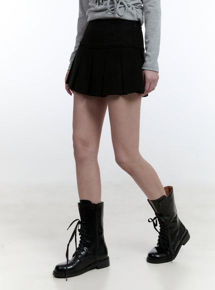 pleated-suede-mini-skirt-cj520