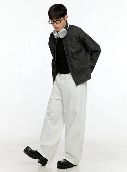 mens-striped-denim-band-collar-jacket-in525