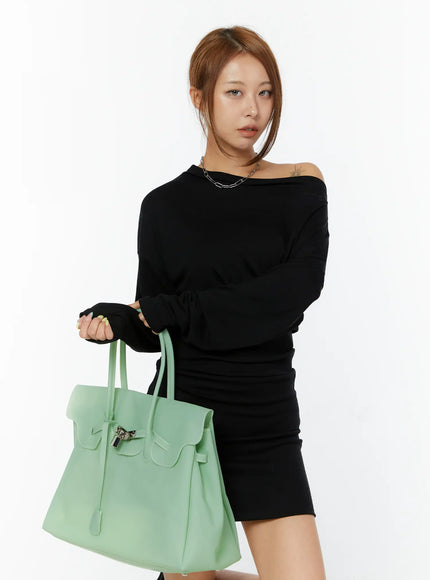 belted-oversized-jelly-bag-cy521