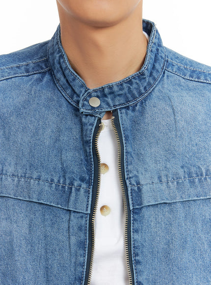 mens-vintage-mandarin-collar-denim-jacket-ia401