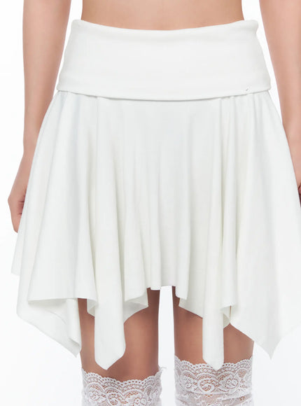 flowy-handkerchief-hem-mini-skirt-ca514