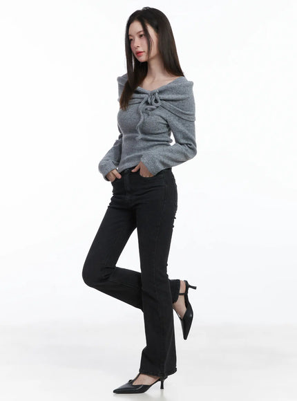 amel-fleeced-flared-jeans-cj506