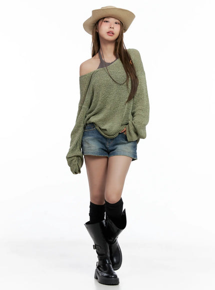 Loose-Fit String Summer Knit CL511 - Casual style | LEWKIN Loose-Fit String Summer Knit CL511 - Casual style | LEWKIN