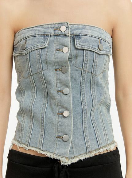 denim-button-up-tube-top-cu428