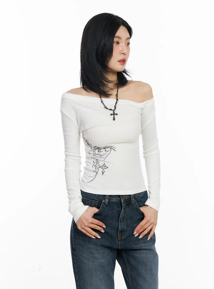 asymmetrical-graphic-long-sleeve-top-cj522