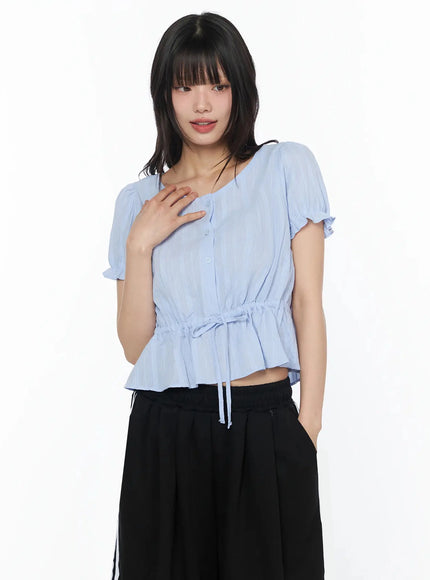 lace-puff-sleeve-blouse-iy525
