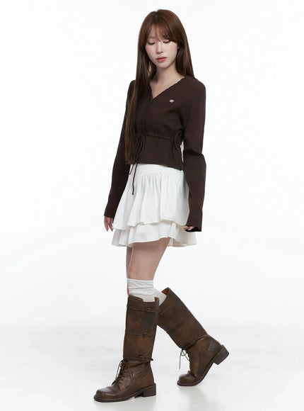 double-layered-ruffle-mini-skirt-cs501