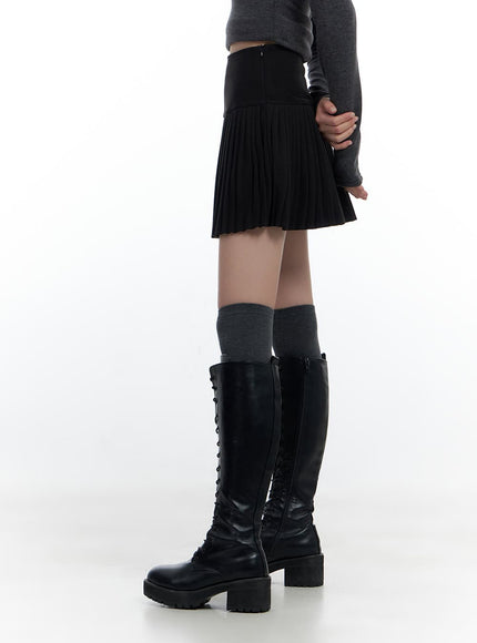 side-zip-up-pleated-mini-skirt-cs420