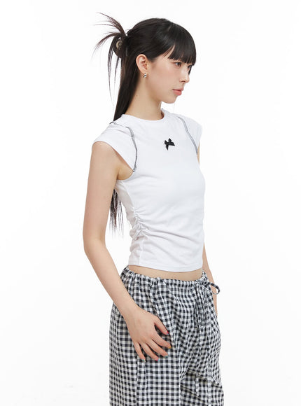 ribbon-stitch-crop-tee-cg408