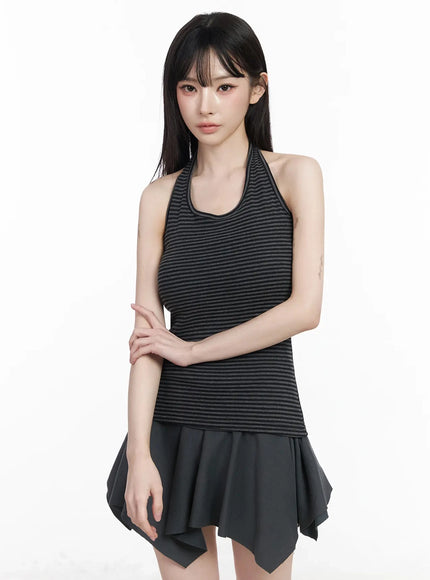 striped-halter-neck-tank-top-iy511