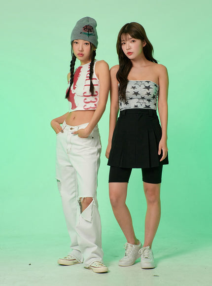 簡約機車褲 BY303