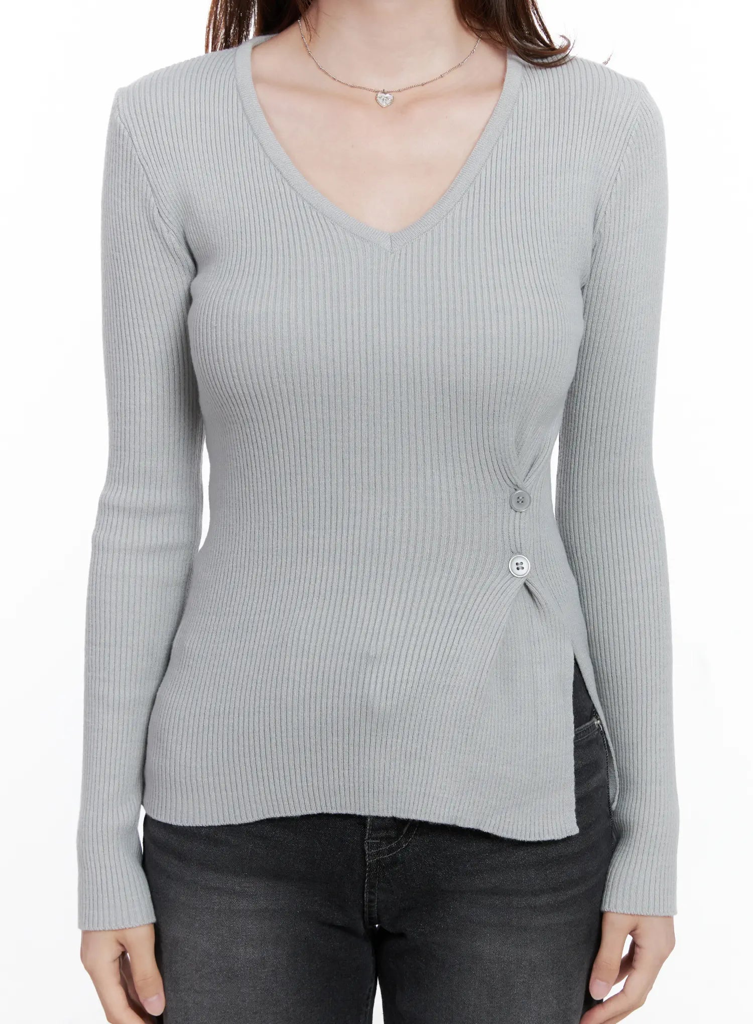 ribbed-v-neck-long-sleeve-knit-top-cg521