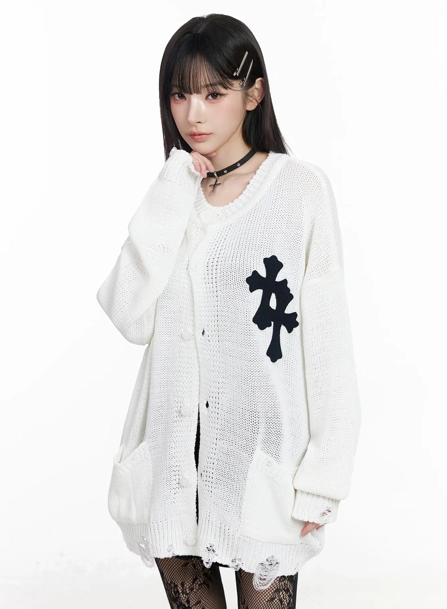 distressed-graphic-print-cardigan-iy511