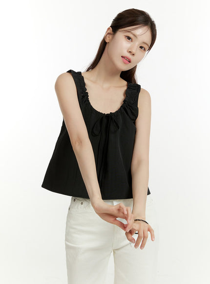 shirring-u-neck-crop-sleeveless-top-ou428