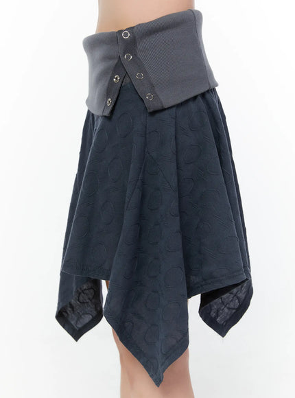 folded-button-flare-mini-skirt-cy515