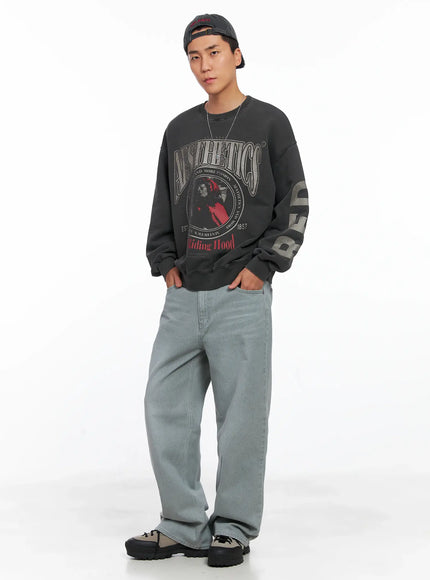 mens-vintage-red-graphic-crewneck-is509