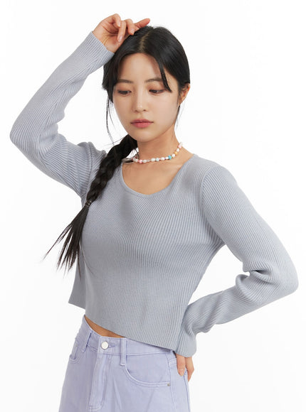 round-neck-knit-long-sleeve-top-of420