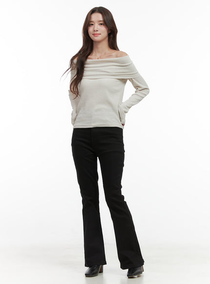 cotton-slim-fit-bootleg-pants-oo421