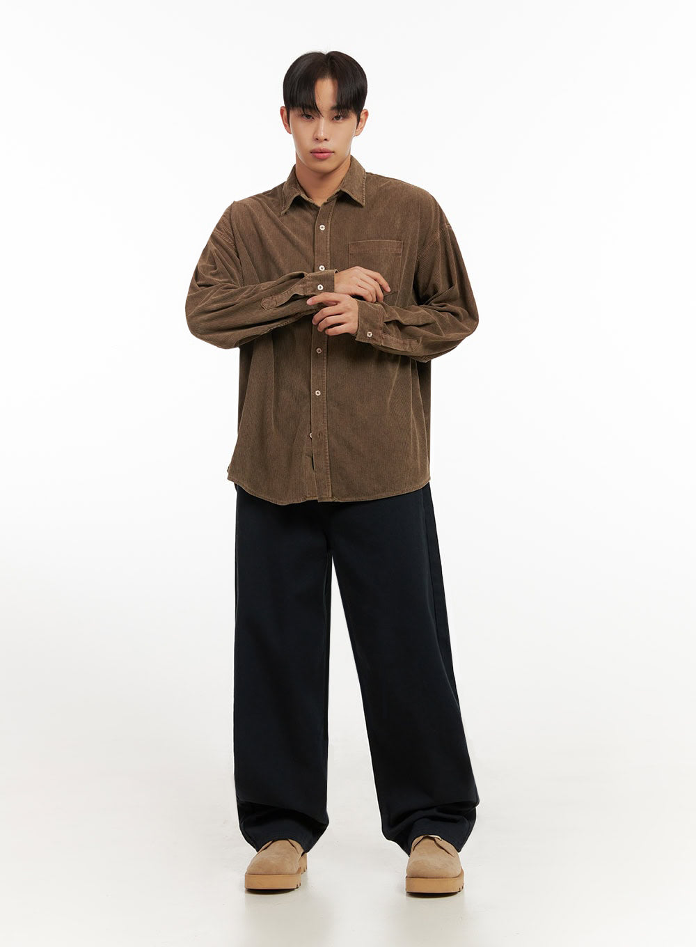 mens-cotton-solid-wide-fit-pants-id413