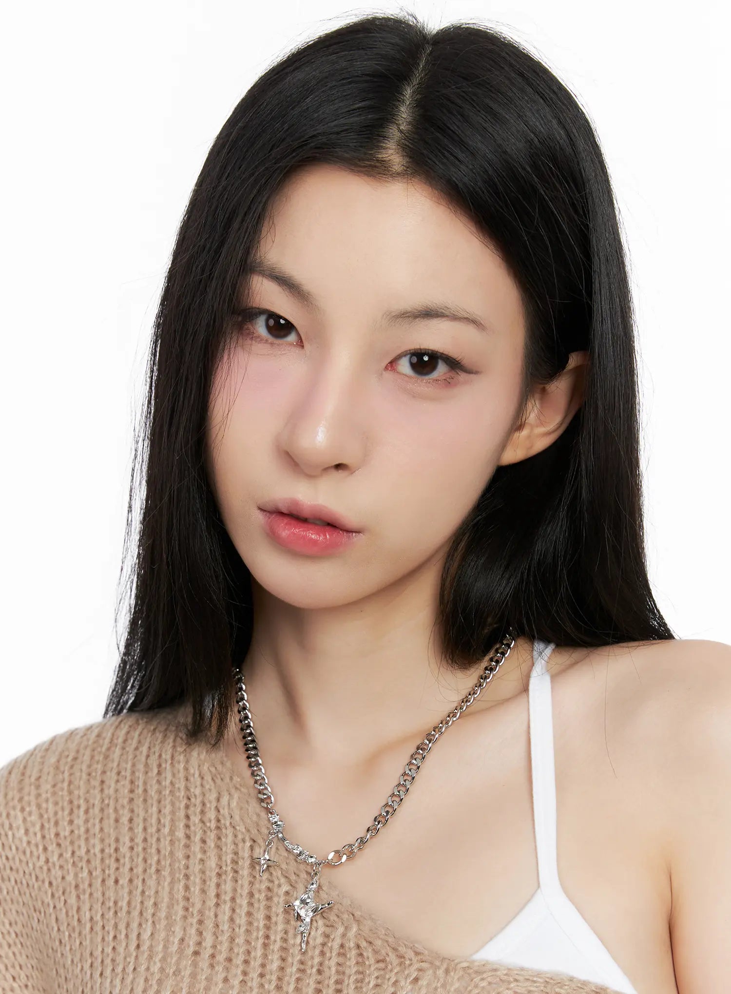 twin-star-chain-necklace-cg526