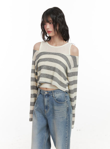 striped-off-shoulder-crop-sweater-with-tank-top-cj523