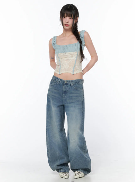 two-tone-lace-sleeveless-top-ca529