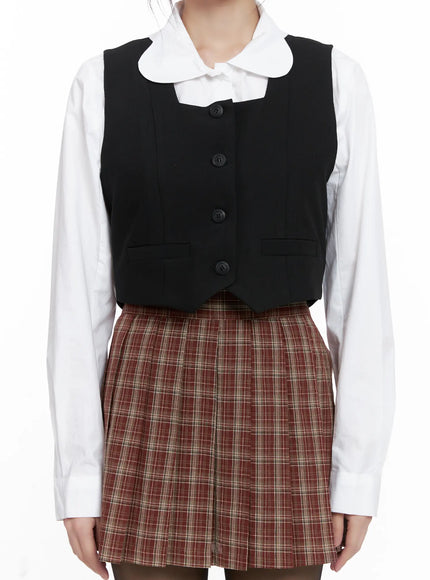 square-neck-button-crop-vest-cg519