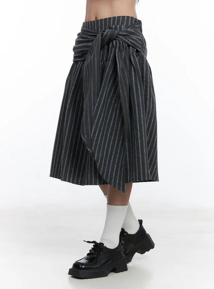 stripe-wrap-midi-skirt-cd529