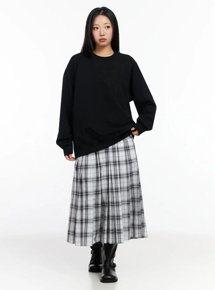 plaid-layered-maxi-skirt-ia507
