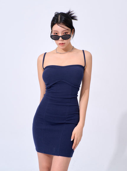 Thin Strap Mini Dress IA324