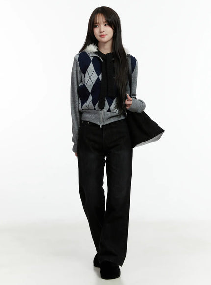 argyle-pattern-knit-zip-up-sweater-cd523