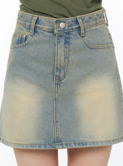 vintage-washed-denim-skirt-cy527