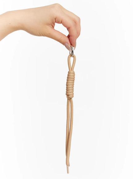 multi-color-rope-keyring-im527 / Beige